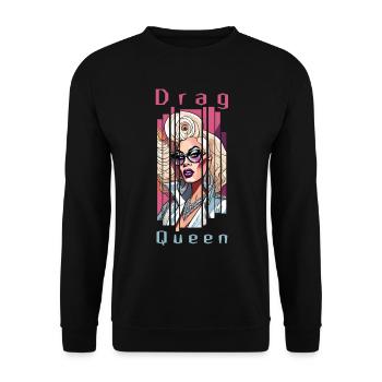 DragQueen - Sweat-shirt Unisexe - noir - Devant - Alina (178cm) & Michal (187cm)