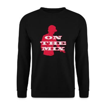 [ On The Mix ] - Sweat-shirt Unisexe - noir - Devant - Alina (178cm) & Michal (187cm)