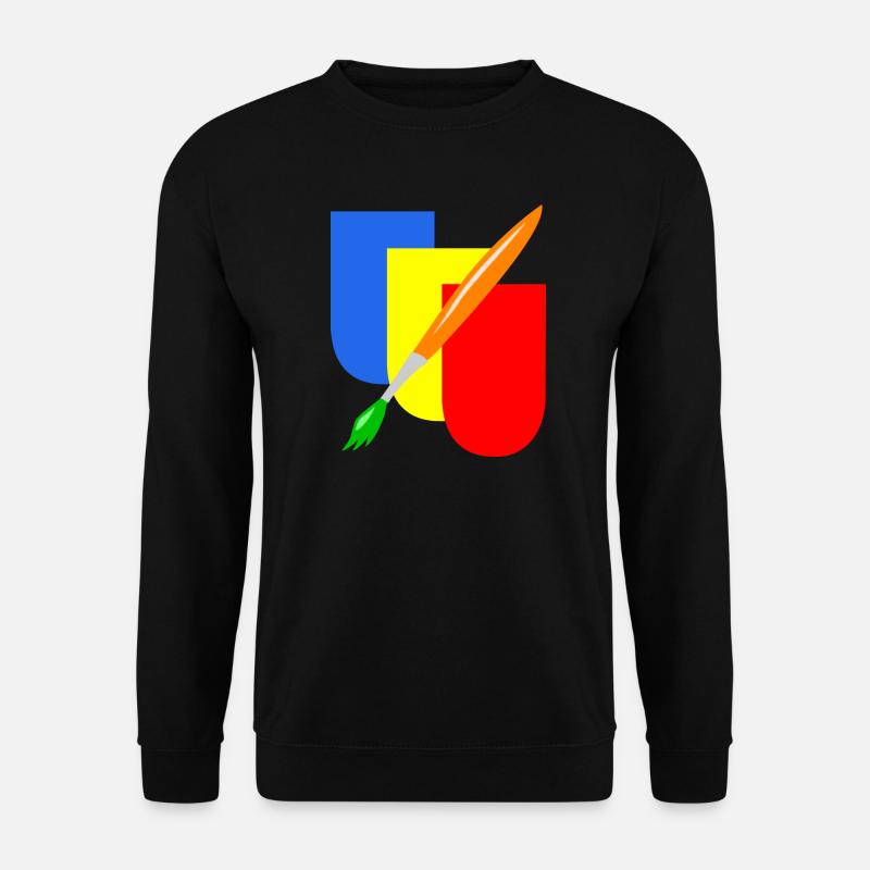 maler wappen handwerk - Unisex Pullover - Schwarz