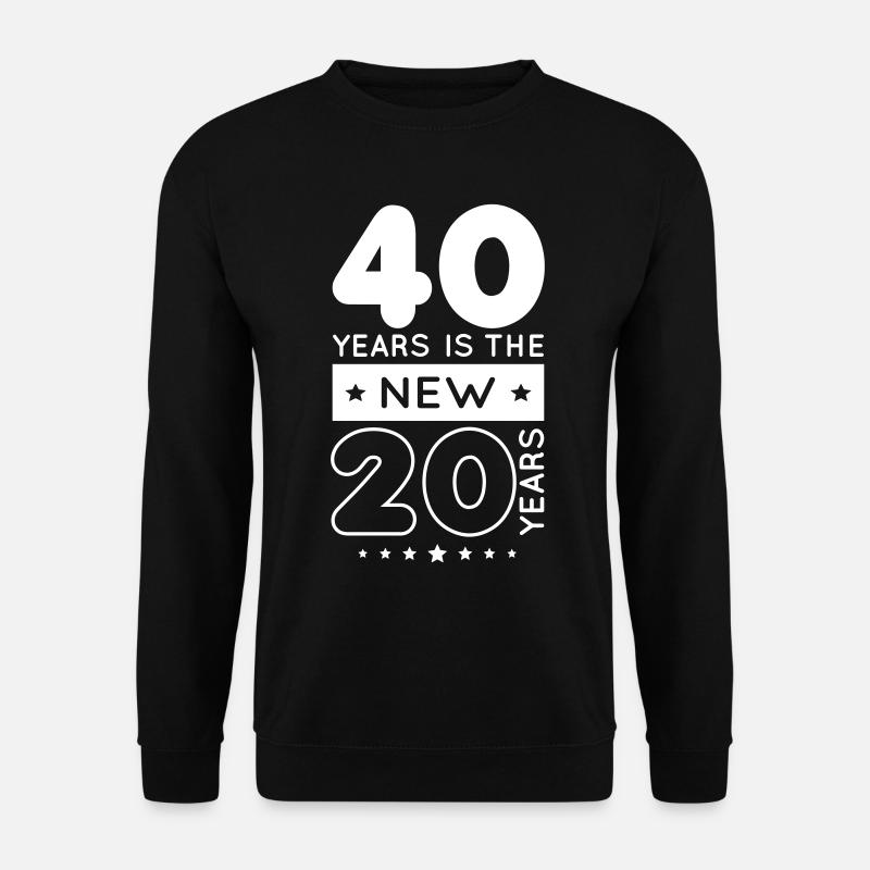 40 Jahre Jubiläum - Unisex Pullover - Schwarz
