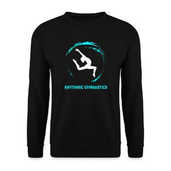 Rhythmic gymnastics - Unisex Sweatshirt - black - Front - Alina (178cm) & Michal (187cm)