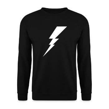 Thunder light - Unisex Sweatshirt - black - Front - Alina (178cm) & Michal (187cm)