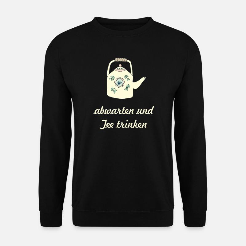 teetrinken - Unisex Pullover - Schwarz