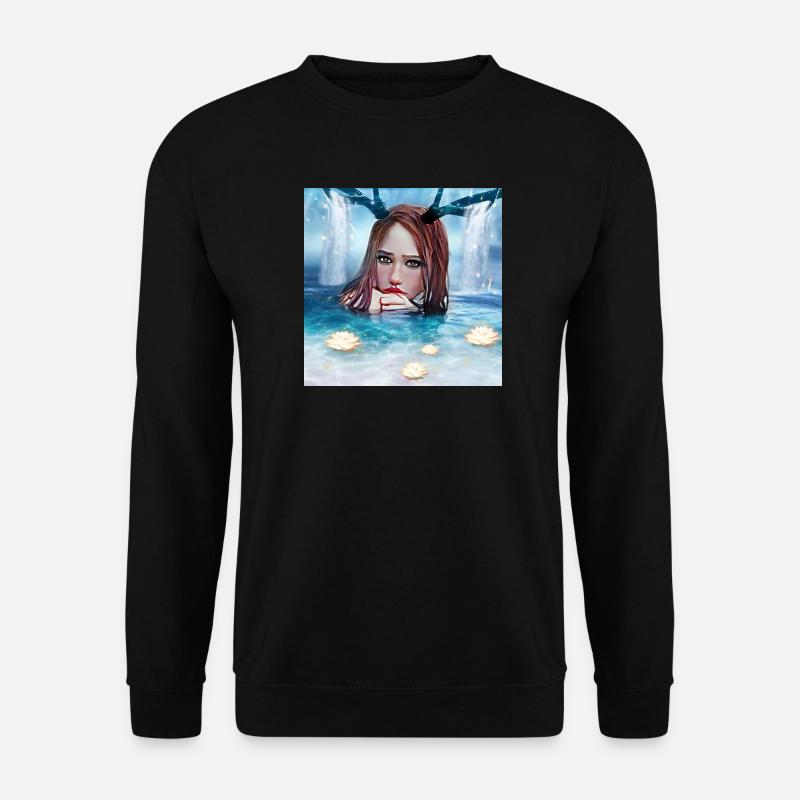 Nymphe - Unisex Pullover - Schwarz