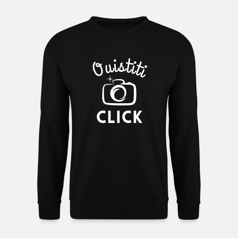 Foto, Fotograf - Unisex Pullover - Schwarz