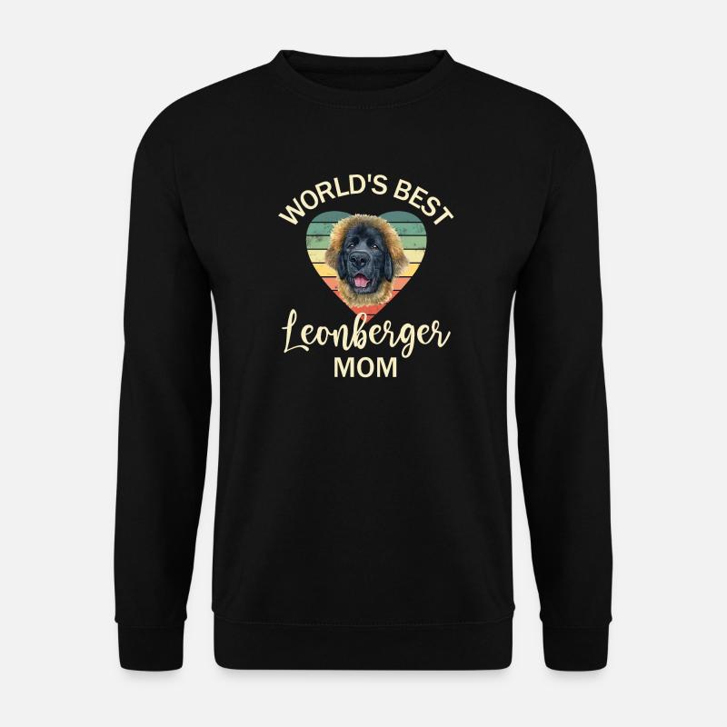 Hund Leonberger - Unisex Pullover - Schwarz