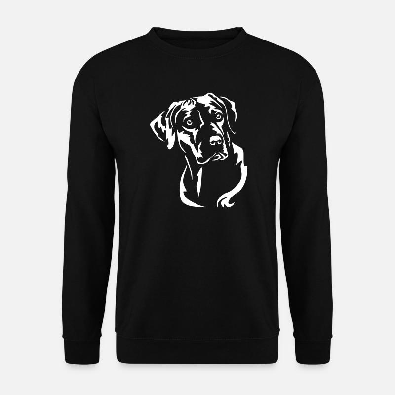 Rhodesian Ridgeback Head « Black Edition » - Sweat-shirt Unisexe - noir