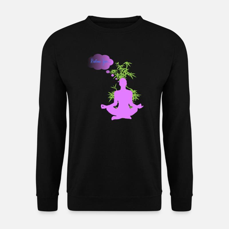 LASST UNS ZEN BLEIBEN - Unisex Pullover - Schwarz