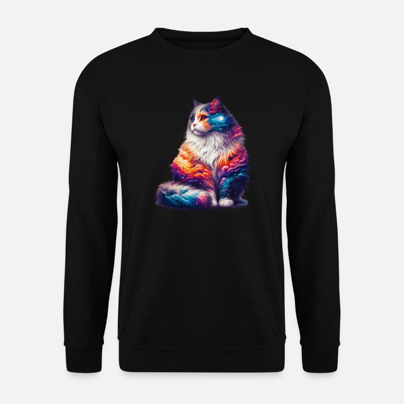 Cat - Unisex Sweatshirt - black