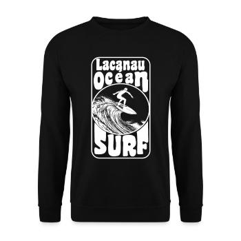 LACANAU - Unisex Pullover - Schwarz - Vorne - Alina (178cm) & Michal (187cm)