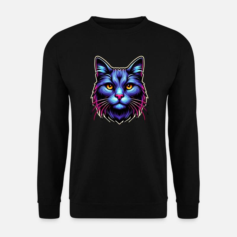 Cat - Unisex Sweatshirt - black