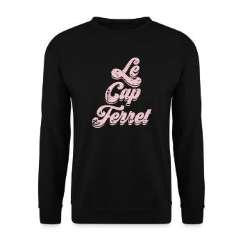 Le Cap Ferret - Sweat-shirt Unisexe - noir - Devant - Alina (178cm) & Michal (187cm)