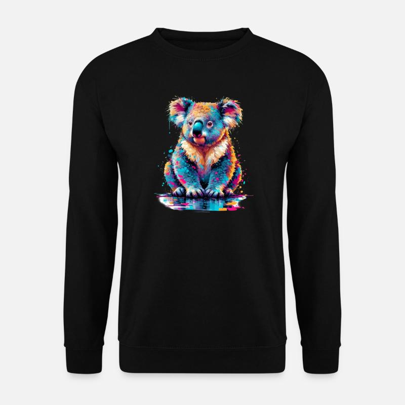 Koala - Unisex Pullover - Schwarz