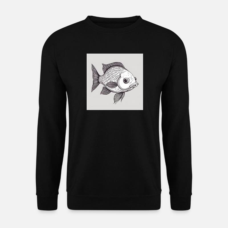 Fish - Unisex Sweatshirt - black