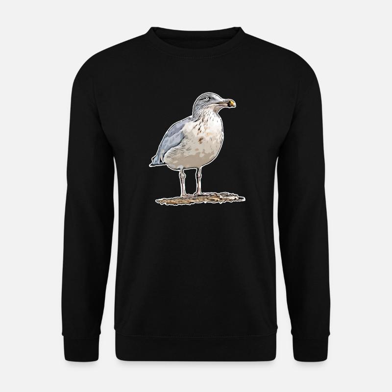Möwe - Unisex Pullover - Schwarz