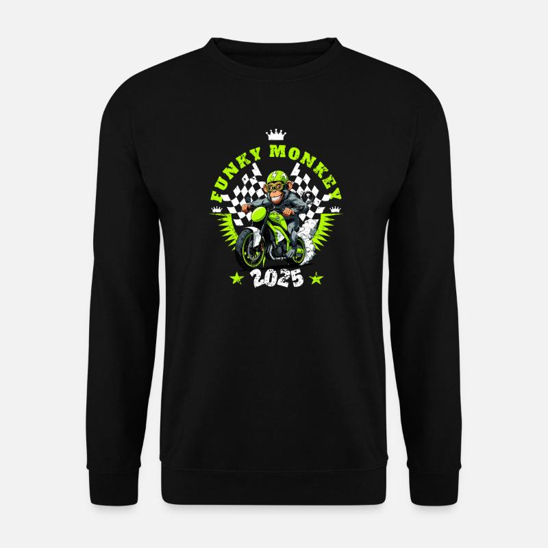 Funny Monkey - Unisex Sweatshirt - black