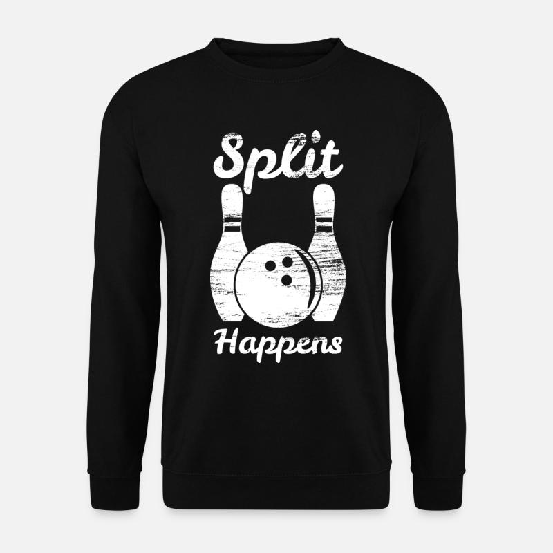 Bowling Split - Sweat-shirt Unisexe - noir