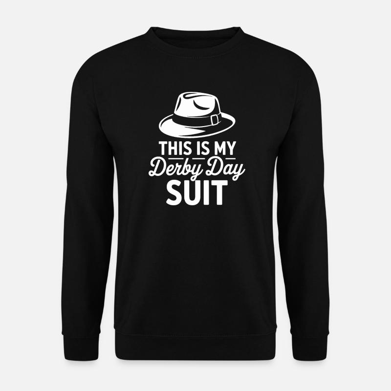 Derby Day Klassisches Anzug-Design - Unisex Pullover - Schwarz