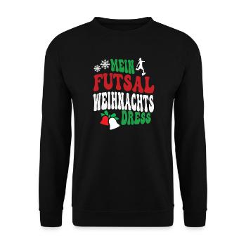 Joueur de futsal de Noël Joueur de futsal - Sweat-shirt Unisexe - noir - Devant - Alina (178cm) & Michal (187cm)