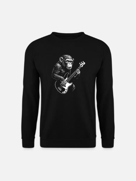 Chimp Bassist  - Unisex Sweatshirt - black