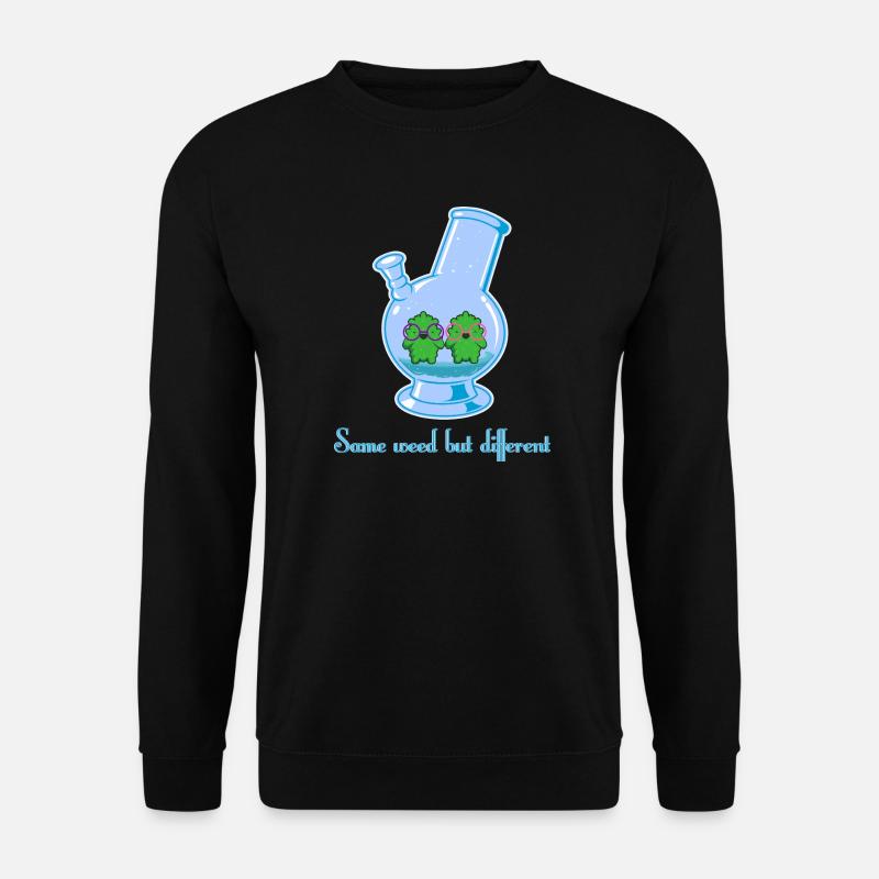 Same weed but different - Unisex Pullover - Schwarz