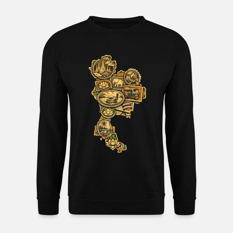 Thailand Thai Pride - Unisex Pullover - Schwarz