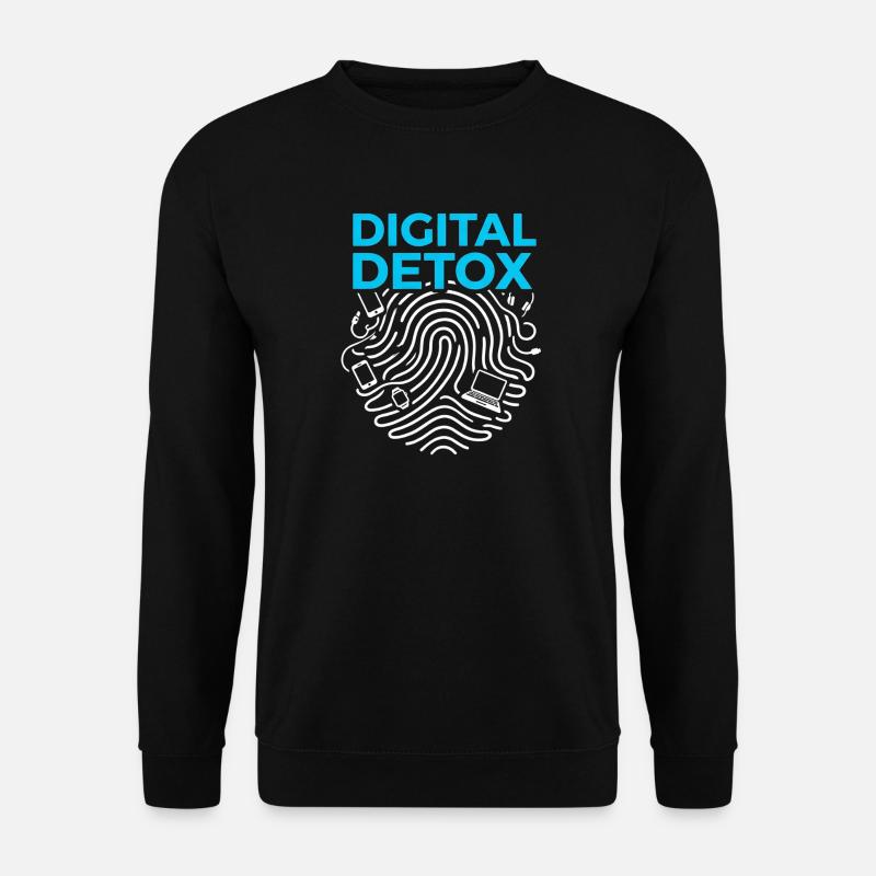 Digital Detox - Unisex Sweatshirt - black
