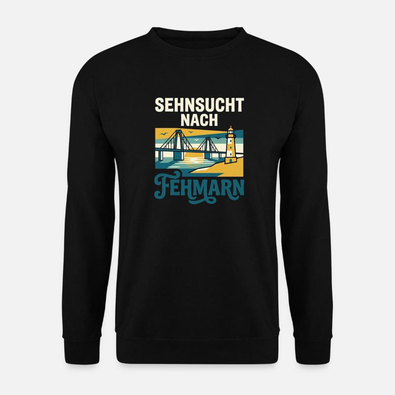 Fehmarn Sehnsucht - Unisex Pullover - Schwarz