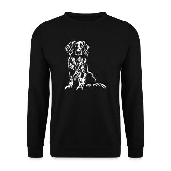 Münsterländer « Édition noire » - Sweat-shirt Unisexe - noir - Devant - Alina (178cm) & Michal (187cm)