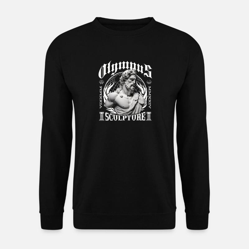 Gothic Skulptur Bust - Unisex Pullover - Schwarz