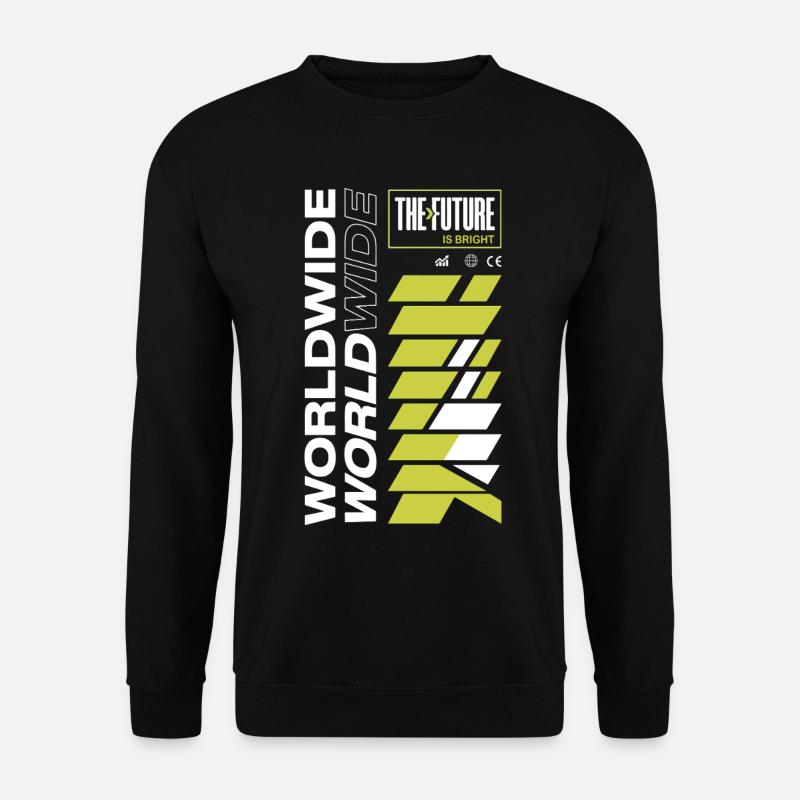 Zukunft Strahlend Muster - Unisex Pullover - Schwarz