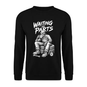 Mécanicien automobile, technicien en mécatronique, mécanicien automobile - Sweat-shirt Unisexe - noir - Devant - Alina (178cm) & Michal (187cm)