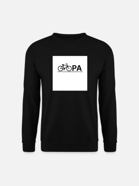 Fahrrad T-Shirt für Opa - Unisex Pullover - Schwarz