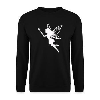 Feenstaub Sternenmagie - Unisex Pullover - Schwarz - Vorne - Alina (178cm) & Michal (187cm)