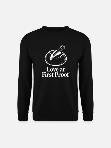 Liebe beim ersten Aufgehen - Unisex Pullover - Schwarz