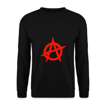Anarchie - Unisex Pullover - Schwarz - Vorne - Alina (178cm) & Michal (187cm)
