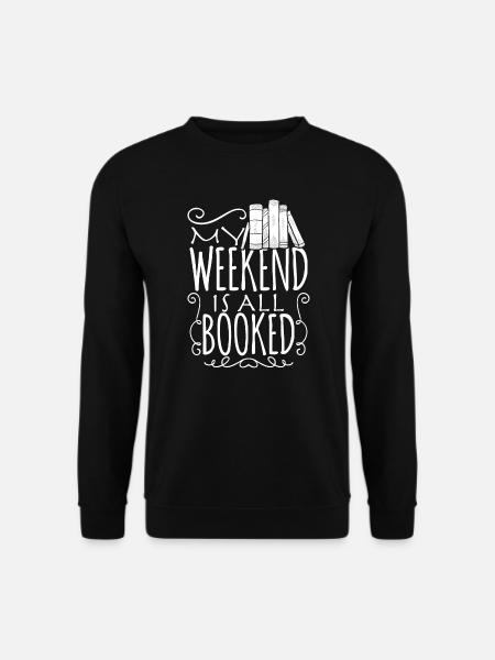 Reading at the weekend - Unisex Sweatshirt - black