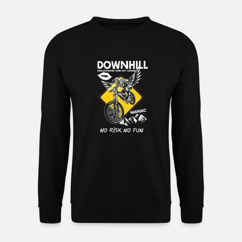 Downhill - Unisex Pullover - Schwarz