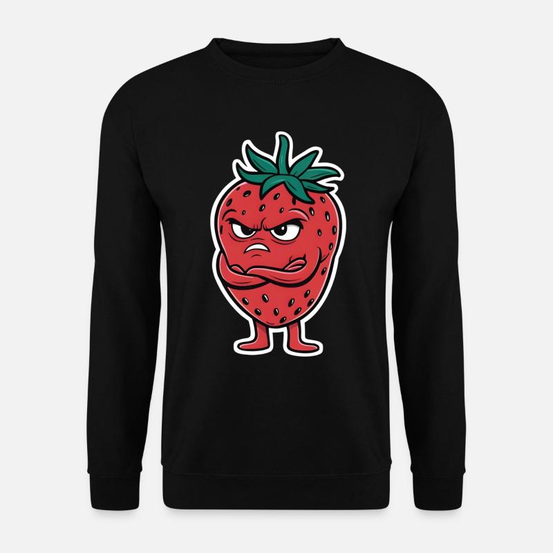 Strawberry - Unisex Sweatshirt - black