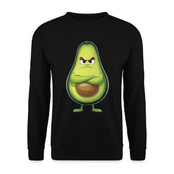 Avocado - Unisex Pullover - Schwarz - Vorne - Alina (178cm) & Michal (187cm)