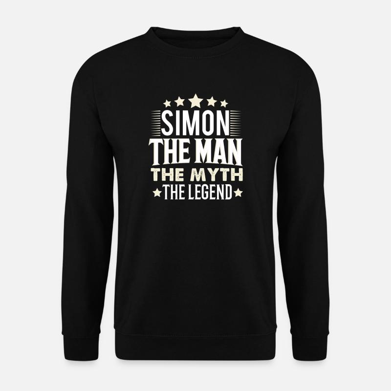 Simon - Unisex Pullover - Schwarz