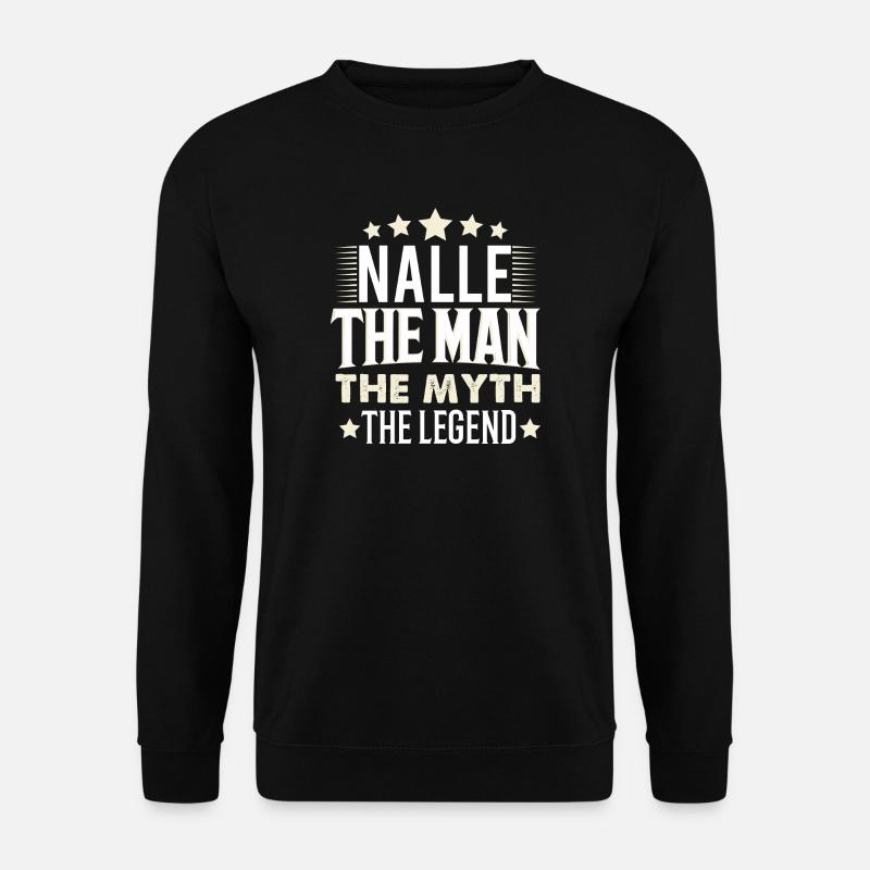 Nalle - Unisex Pullover - Schwarz