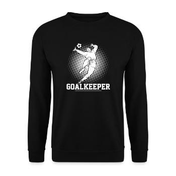 Gardien de but - Sweat-shirt Unisexe - noir - Devant - Alina (178cm) & Michal (187cm)