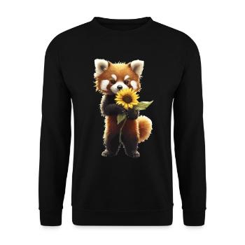 Alpaka - Unisex Pullover - Schwarz - Vorne - Alina (178cm) & Michal (187cm)