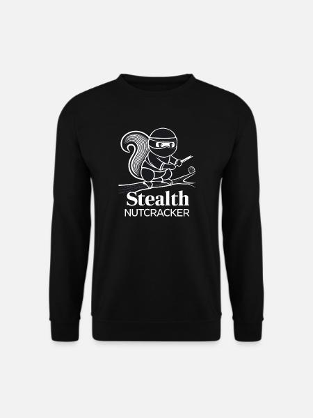 Ninja Squirrel - Unisex Sweatshirt - black