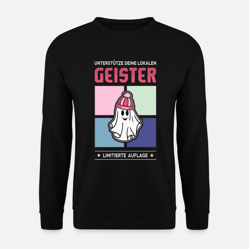 Geister - Unisex Pullover - Schwarz
