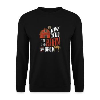 I love to ride you out - Unisex Sweatshirt - black - Front - Alina (178cm) & Michal (187cm)