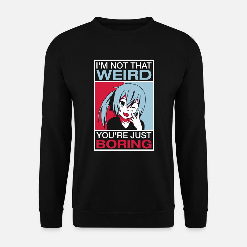 Je ne suis pas bizarre - Sweat-shirt Unisexe - noir