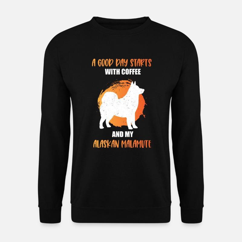 Alaskan Malamute Dog - Unisex Sweatshirt - black