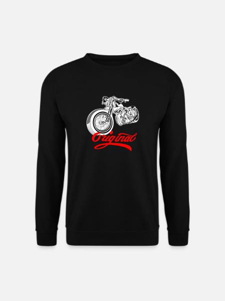 Chopper Bopper Motorad Vintage - Unisex Pullover - Schwarz